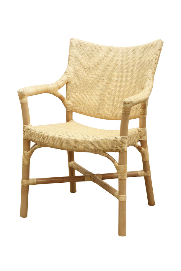 SILLA CON BRAZOS LOMBOK RATTAN NATURAL