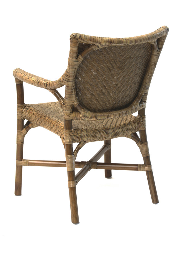 SILLA CON BRAZOS LOMBOK RATTAN ANTIQUE