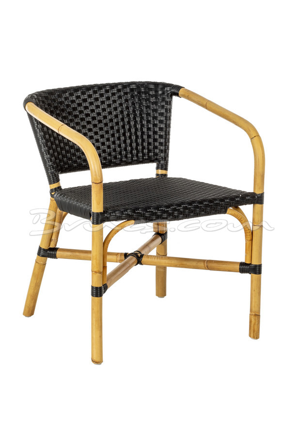 SILLA CON BRAZOS ARCHIPIELAGO RATTAN  Y TEJIDO SIN