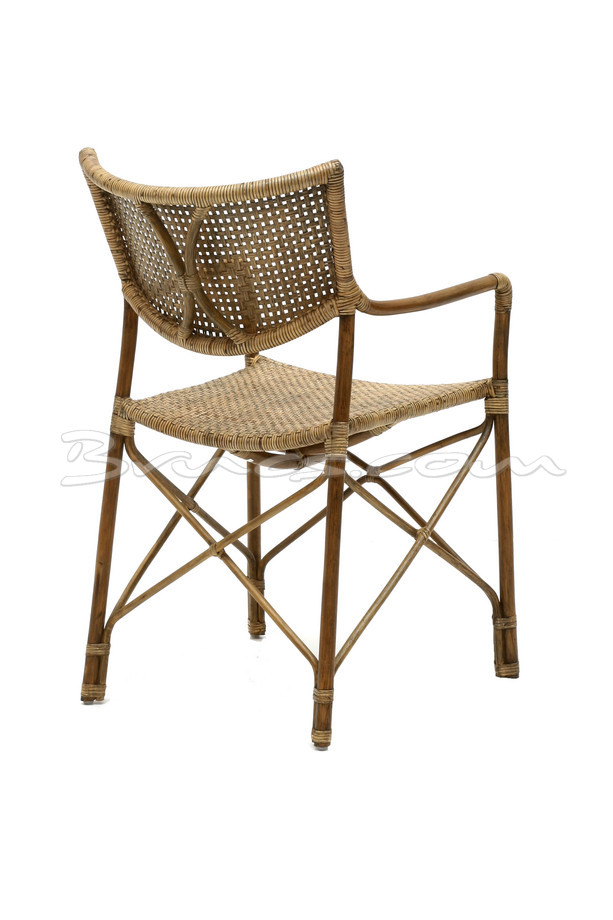 SILLA CON BRAZOS SABANG RATTAN COLOR MIEL