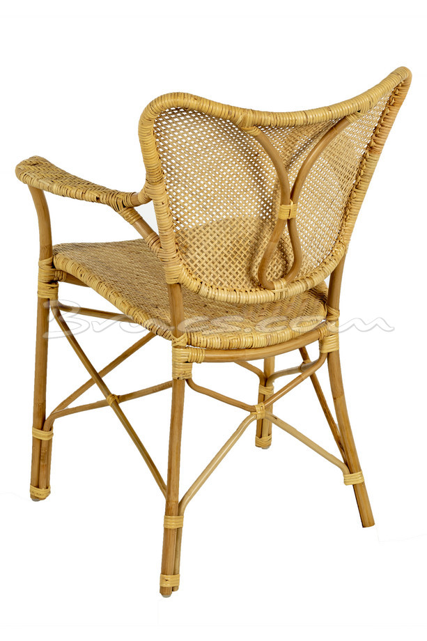 SILLA CON BRAZOS ARCADE RATTAN NATURAL