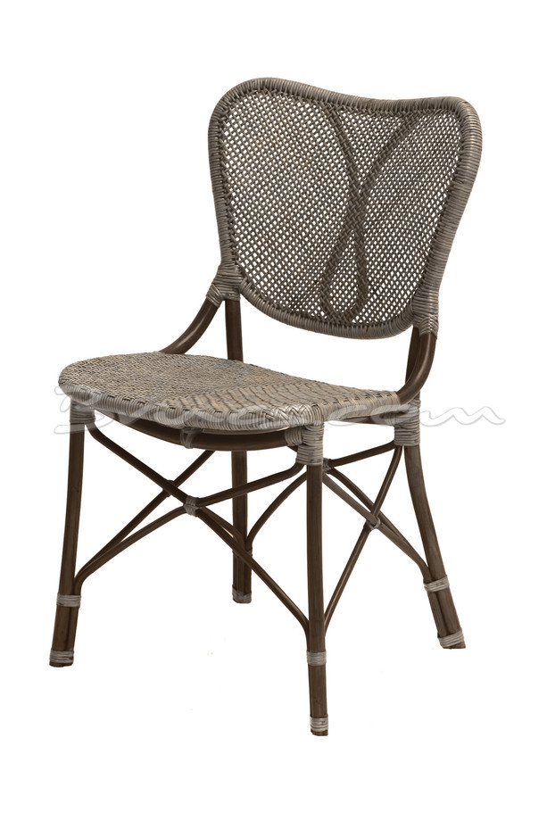 SILLA ARCADE RATTAN COLOR GRIS