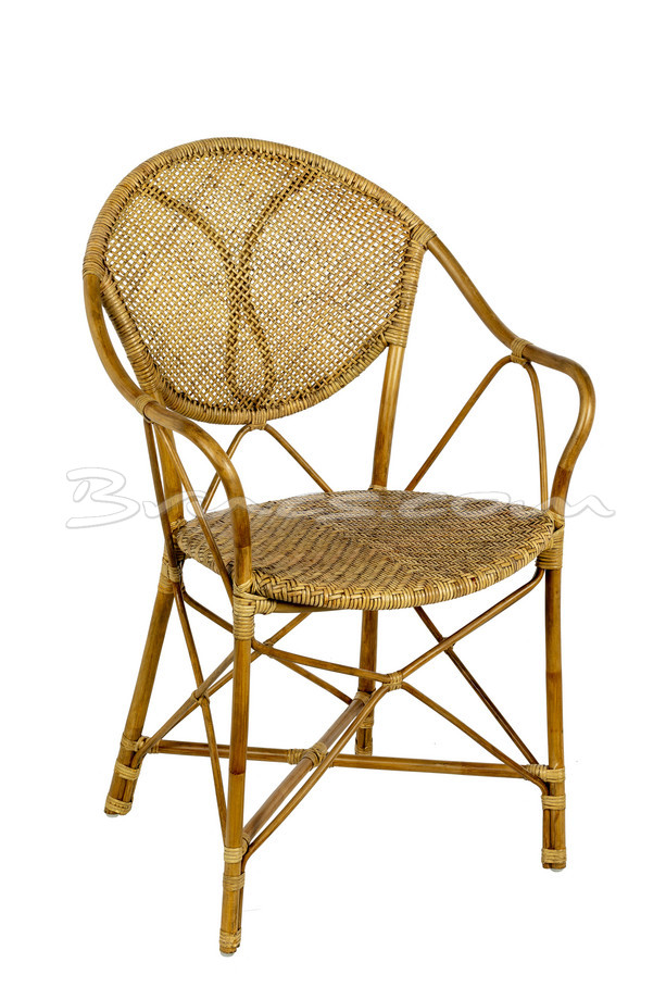 SILLA CON BRAZOS NAGA RATTAN ANTIQUE