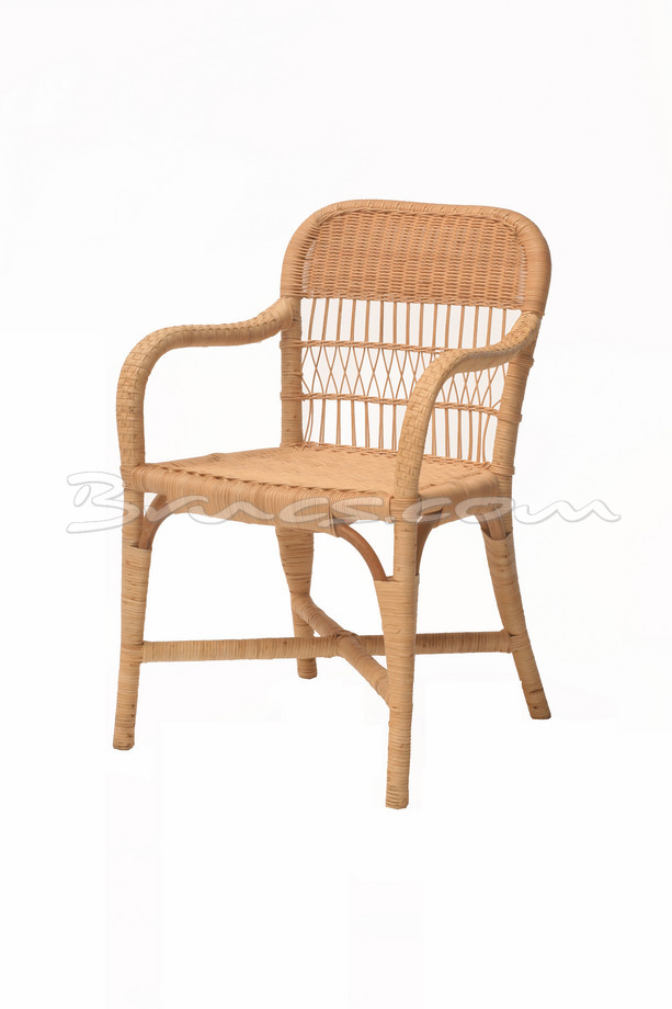 SILLA CON BRAZOS SPOKE RATTAN NATURAL