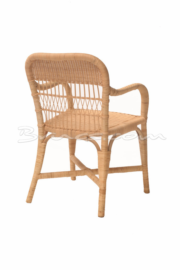 SILLA CON BRAZOS SPOKE RATTAN NATURAL