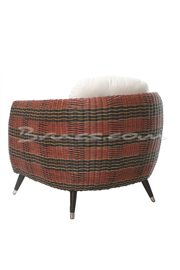 BUTACA APURIMAC RATTAN Y MAHOGANY C/ COJÍN