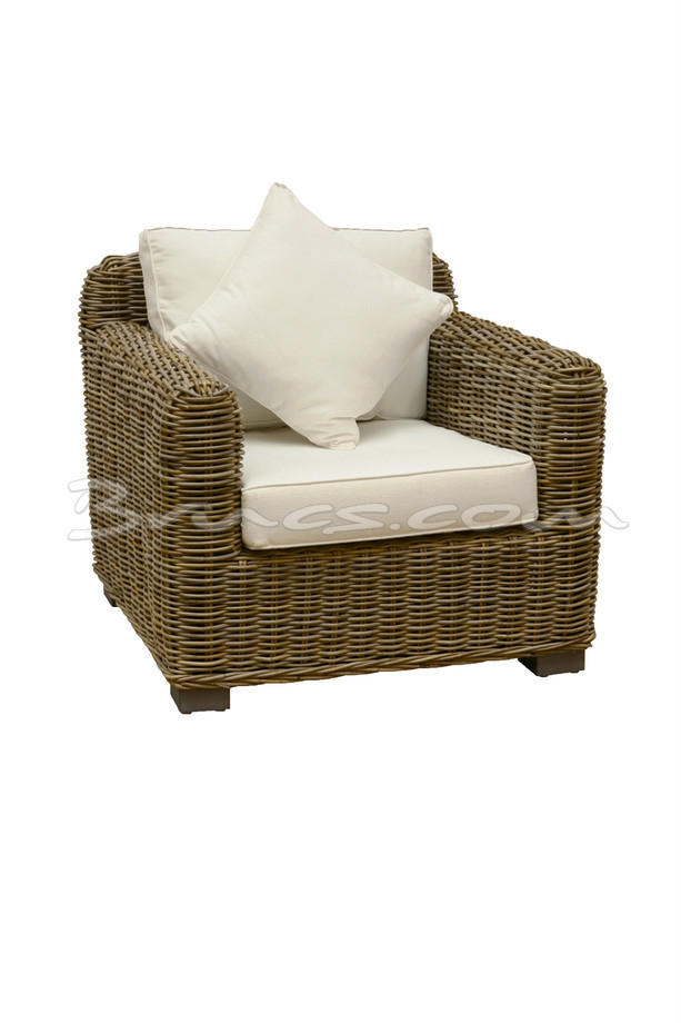 SILLÓN OCEAN KUBU Y MAHOGANY C/COJÍN