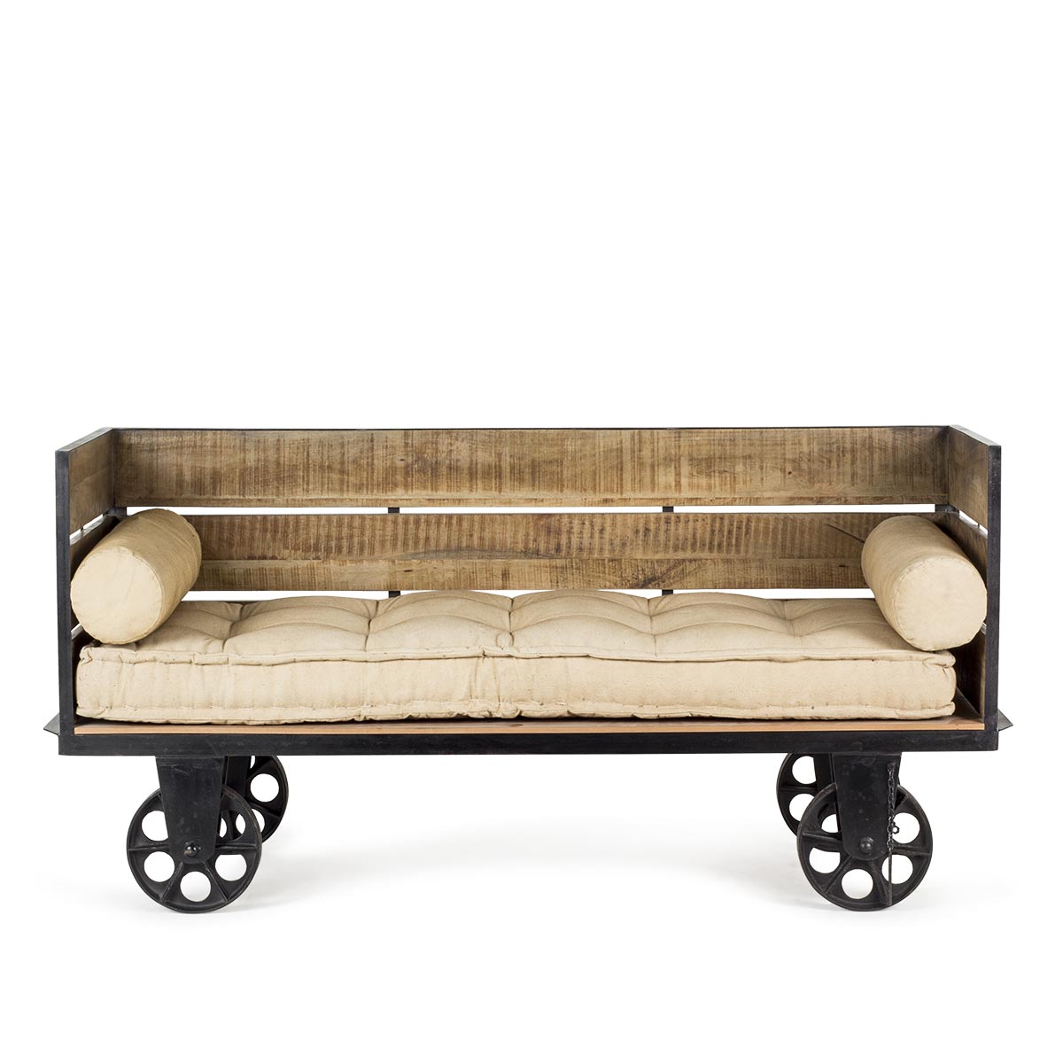 Industrial style wagon sofa Inma Creta