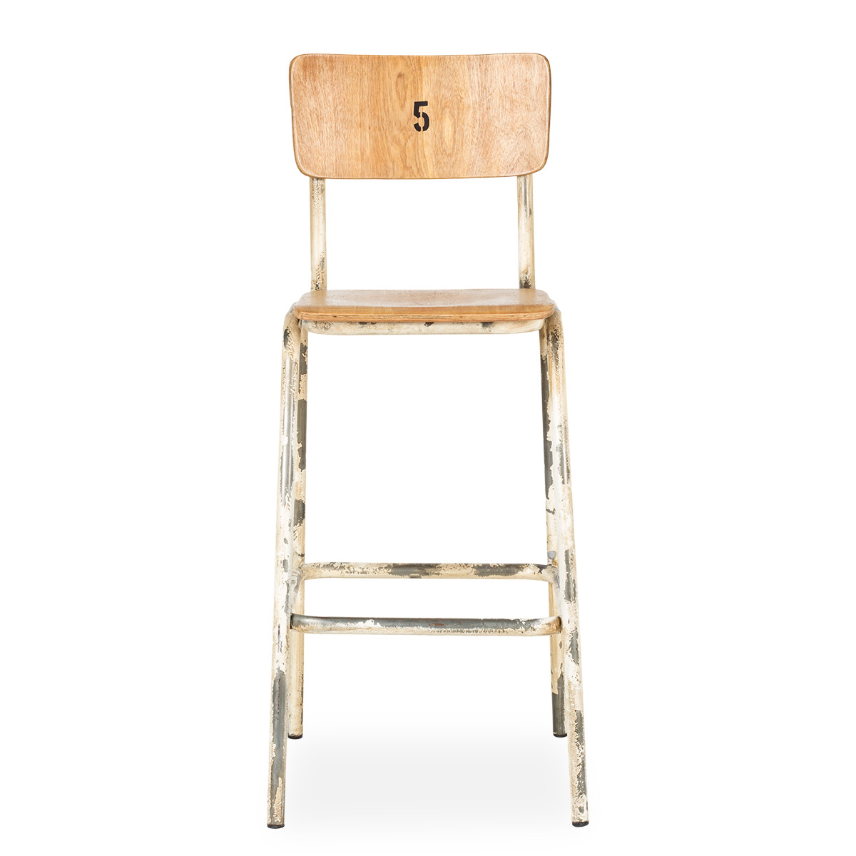 High stools in white leg Romina