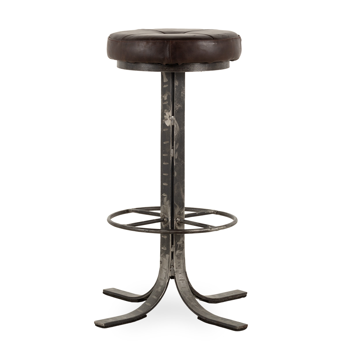 Brown industrial stool Stuart