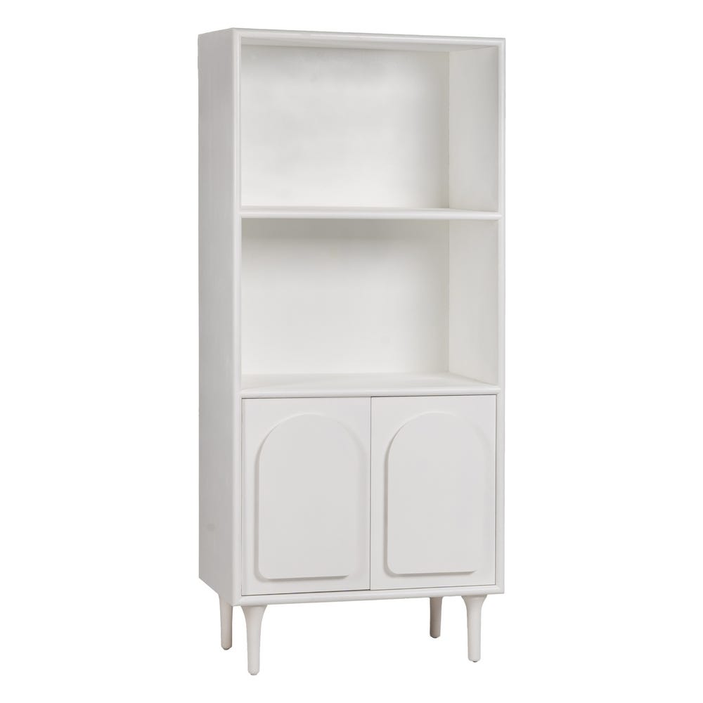 LIBRERÍA BLANCO DM-MADERA 80 X 40 X 175 CM