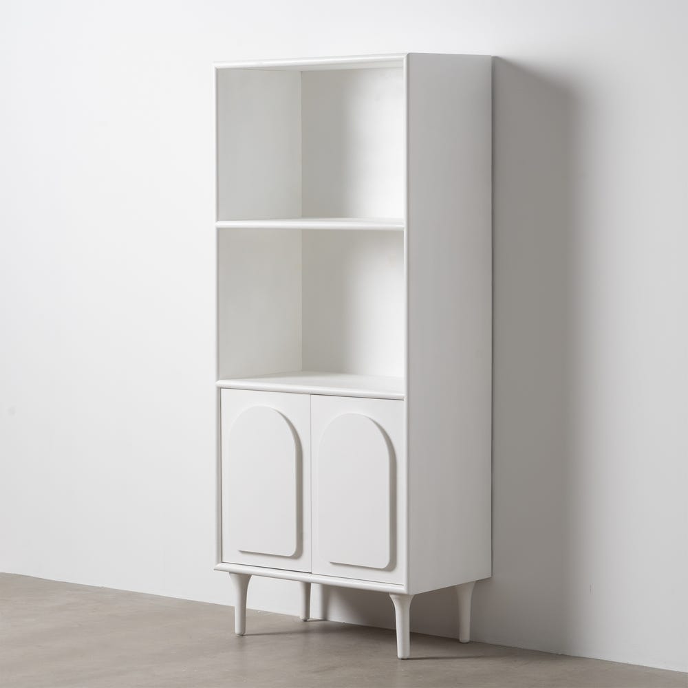 LIBRERÍA BLANCO DM-MADERA 80 X 40 X 175 CM