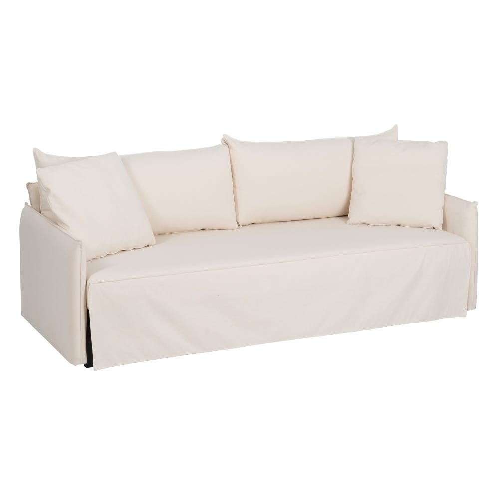 SOFÁ-CAMA NIDO CREMA TEJIDO SALÓN 200 X 94 X 86 CM