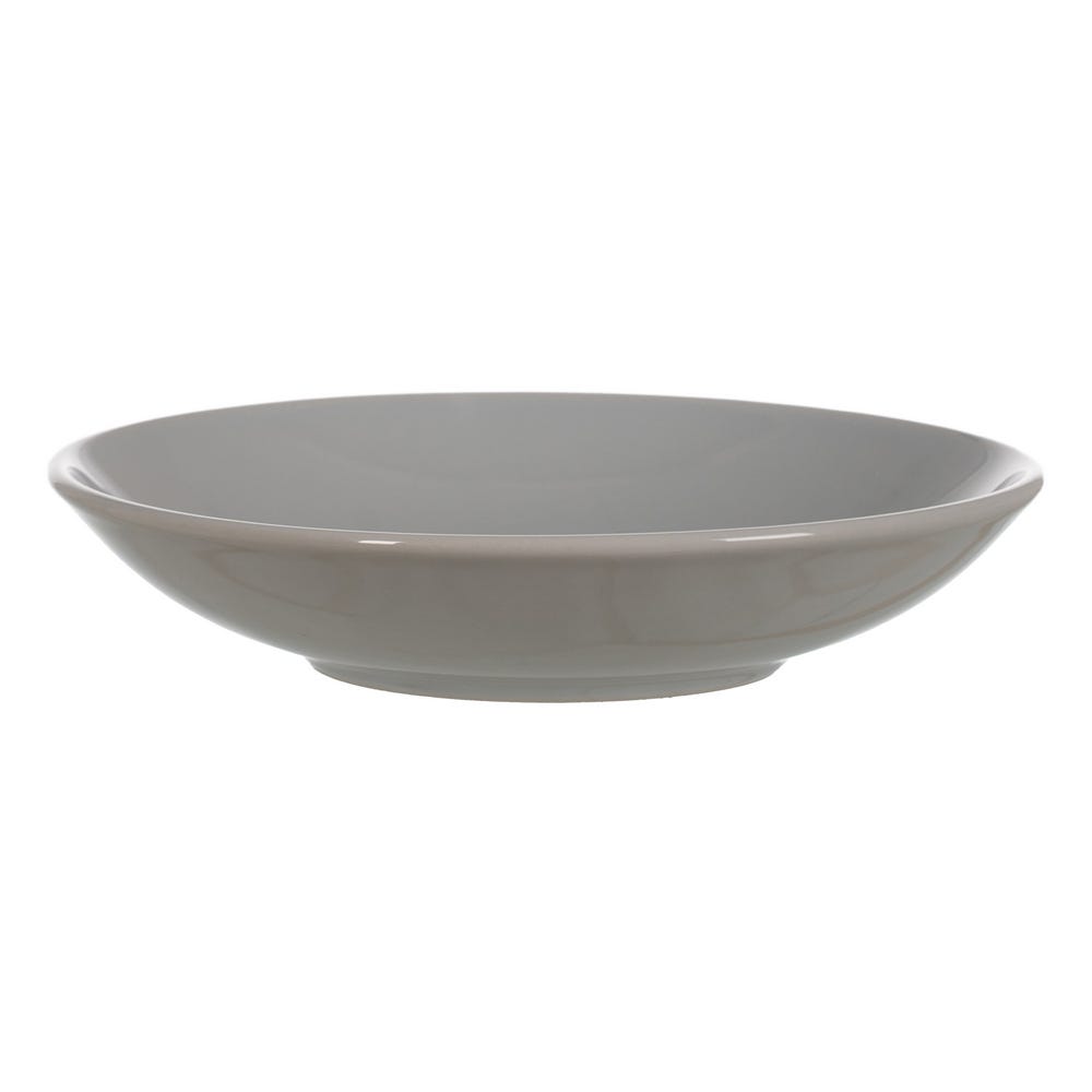 PLATO HONDO GRIS STONEWARE COCINA 22 X 22 X 4,50 CM