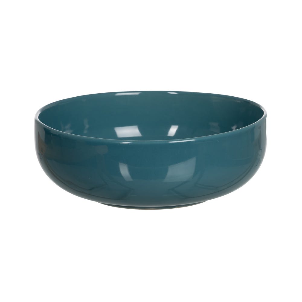 ENSALADERA AZUL STONEWARE COCINA 23,50 X 23,50 X 8,50 CM