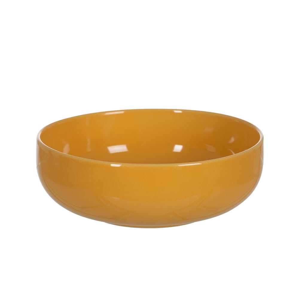 ENSALADERA MOSTAZA STONEWARE COCINA 23,50 X 23,50 X 8,50 CM