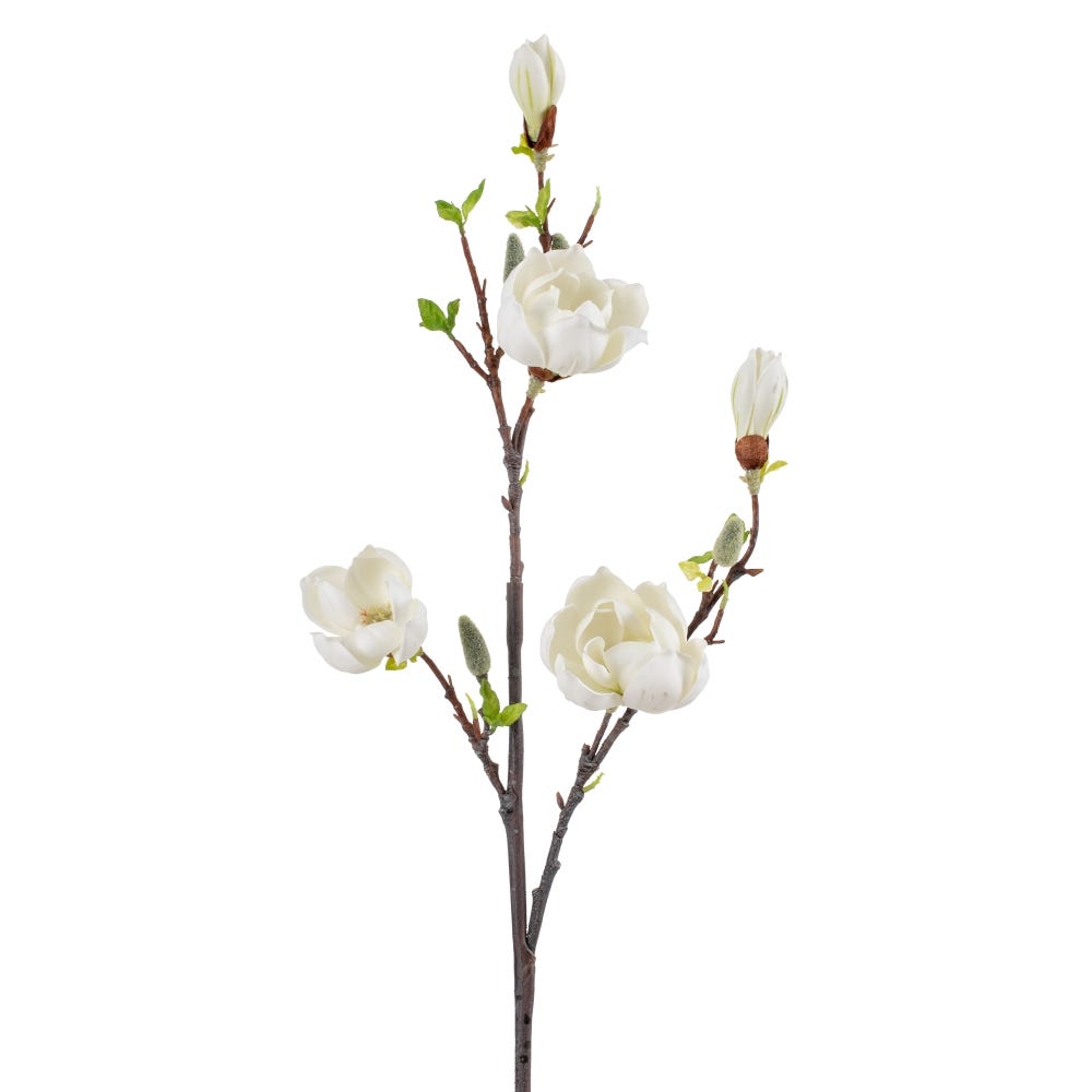 RAMA MAGNOLIA BLANCO ARTIFICIAL 18 X 38 X 110 CM