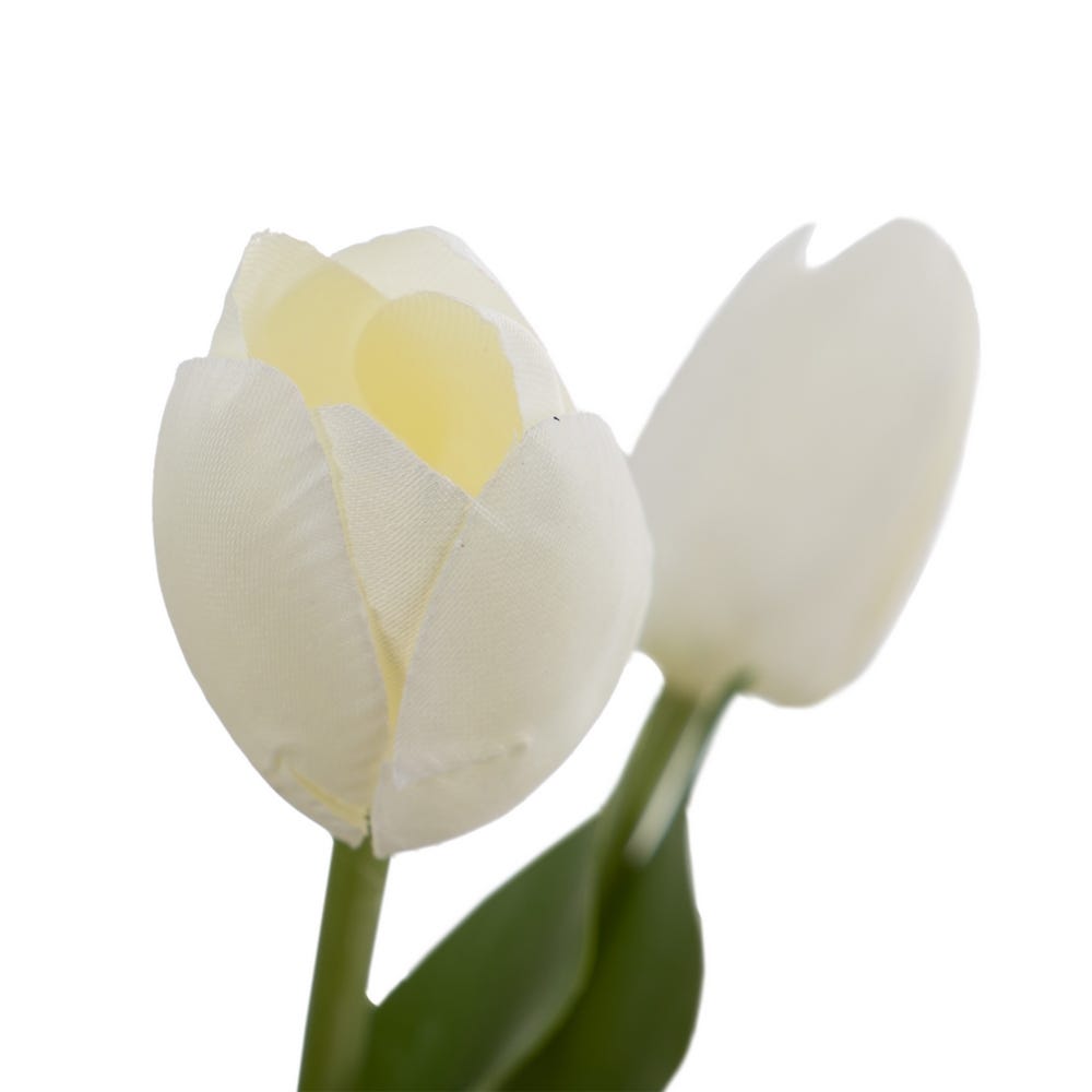 PLANTA TULIPANES BLANCO ARTIFICIAL 11 X 11 X 31 CM