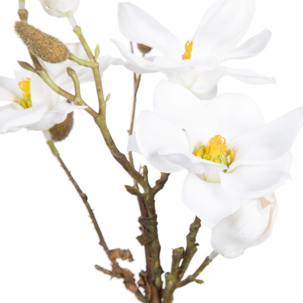 PLANTA MAGNOLIA BLANCO ARTIFICIAL 22 X 22 X 38 CM