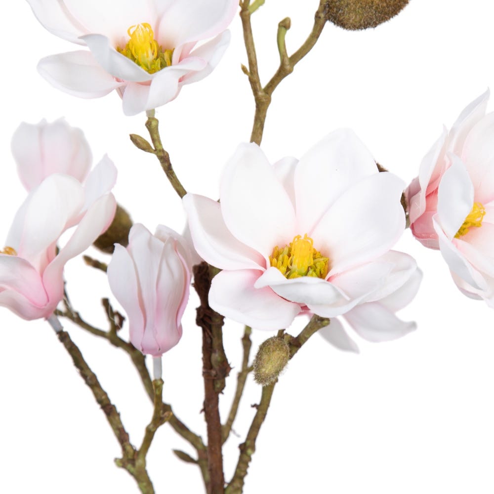 PLANTA MAGNOLIA ROSA ARTIFICIAL 25 X 25 X 49 CM