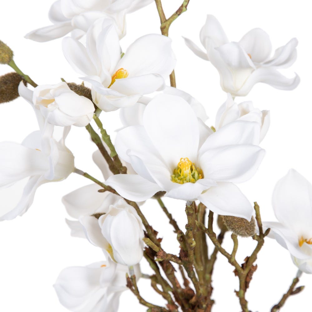 PLANTA MAGNOLIA BLANCO ARTIFICIAL 30 X 30 X 60 CM