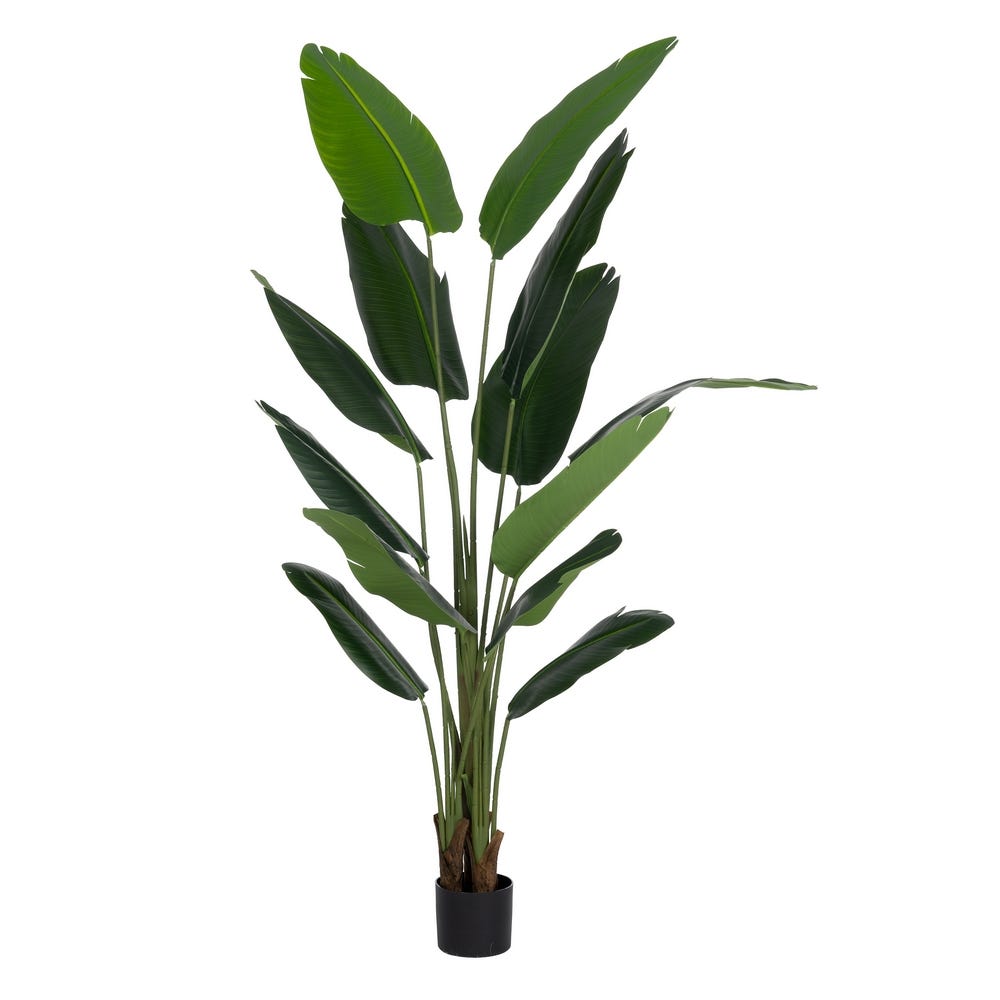 PLANTA STRELITZIA VERDE ARTIFICIAL 80 X 75 X 180 CM