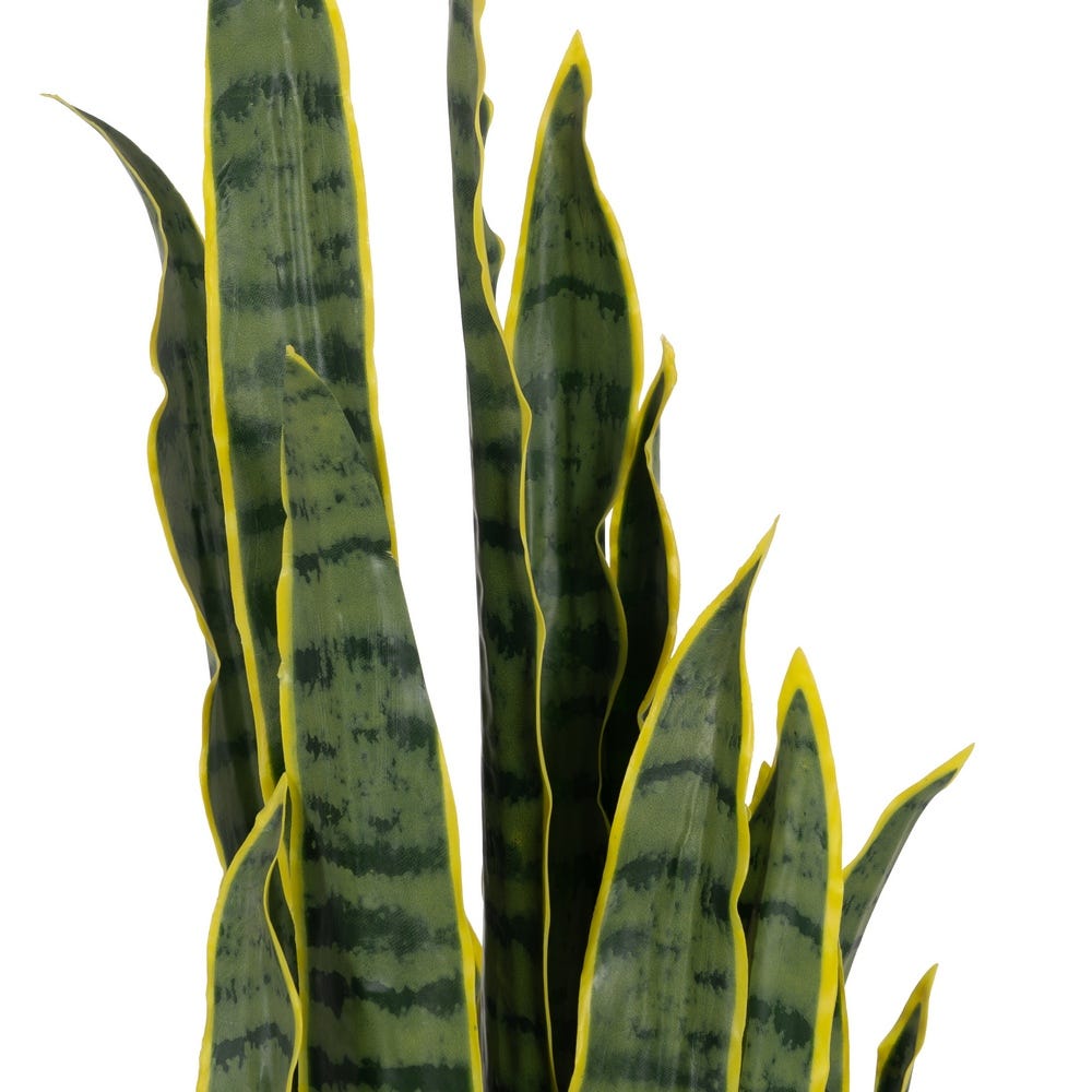 PLANTA DRACAENA VERDE-AMARILLO GOMA 20 X 20 X 115 CM