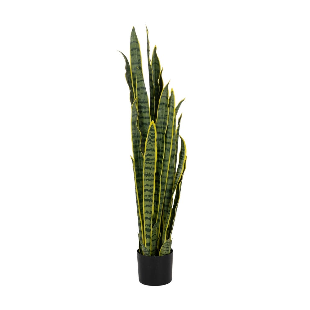 PLANTA DRACAENA VERDE-AMARILLO GOMA 20 X 20 X 115 CM