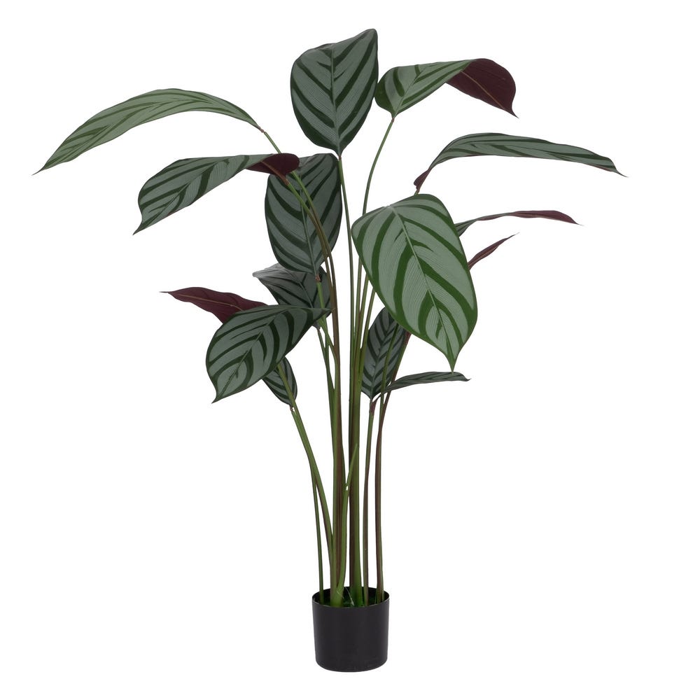 PLANTA BURDEOS-VERDE PVC-TEJIDO JARDÍN 150 CM