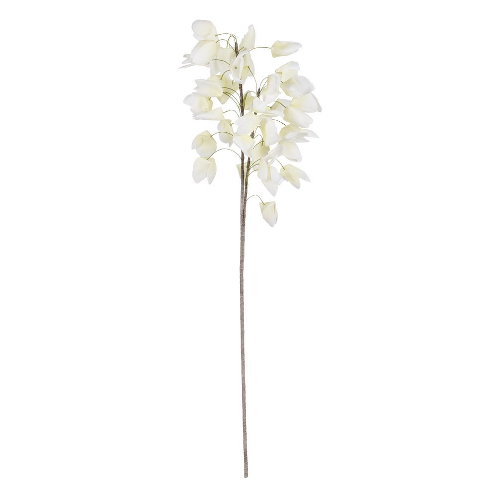 RAMA AMARILIS BLANCO NAILON DECORACIÓN 100 CM