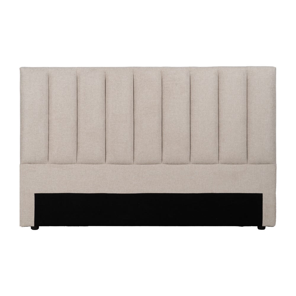 CABECERO BEIGE TEJIDO DORMITORIO 160 X 8 X 100 CM