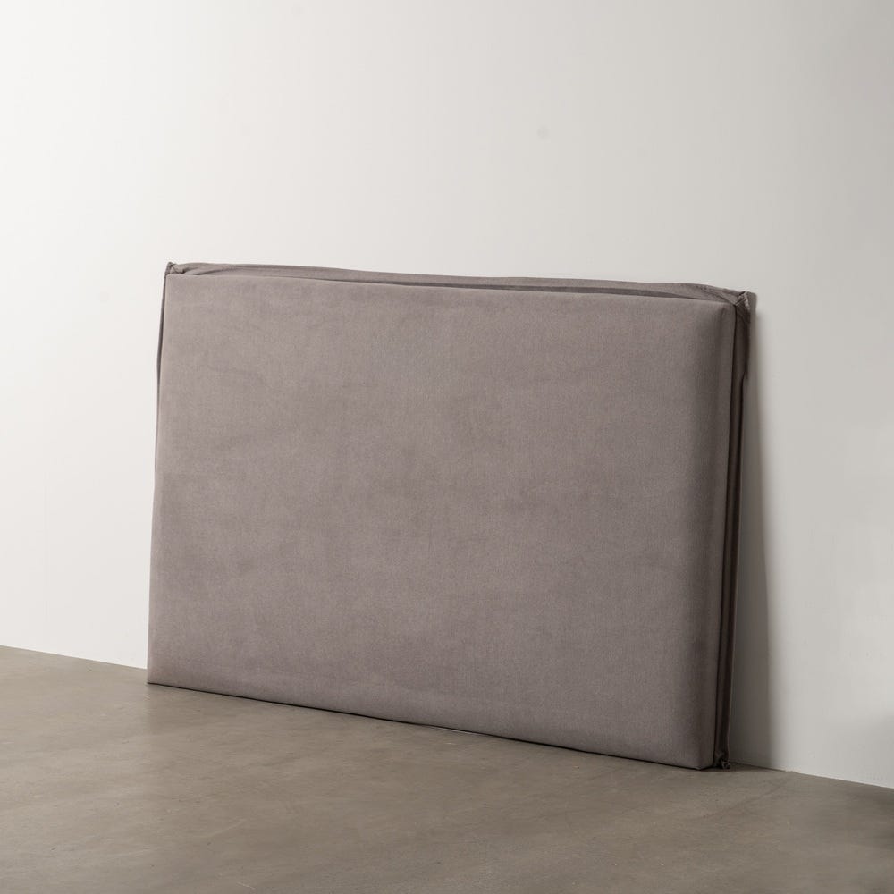 CABECERO TAUPE TEJIDO DORMITORIO 160 X 8 X 100 CM