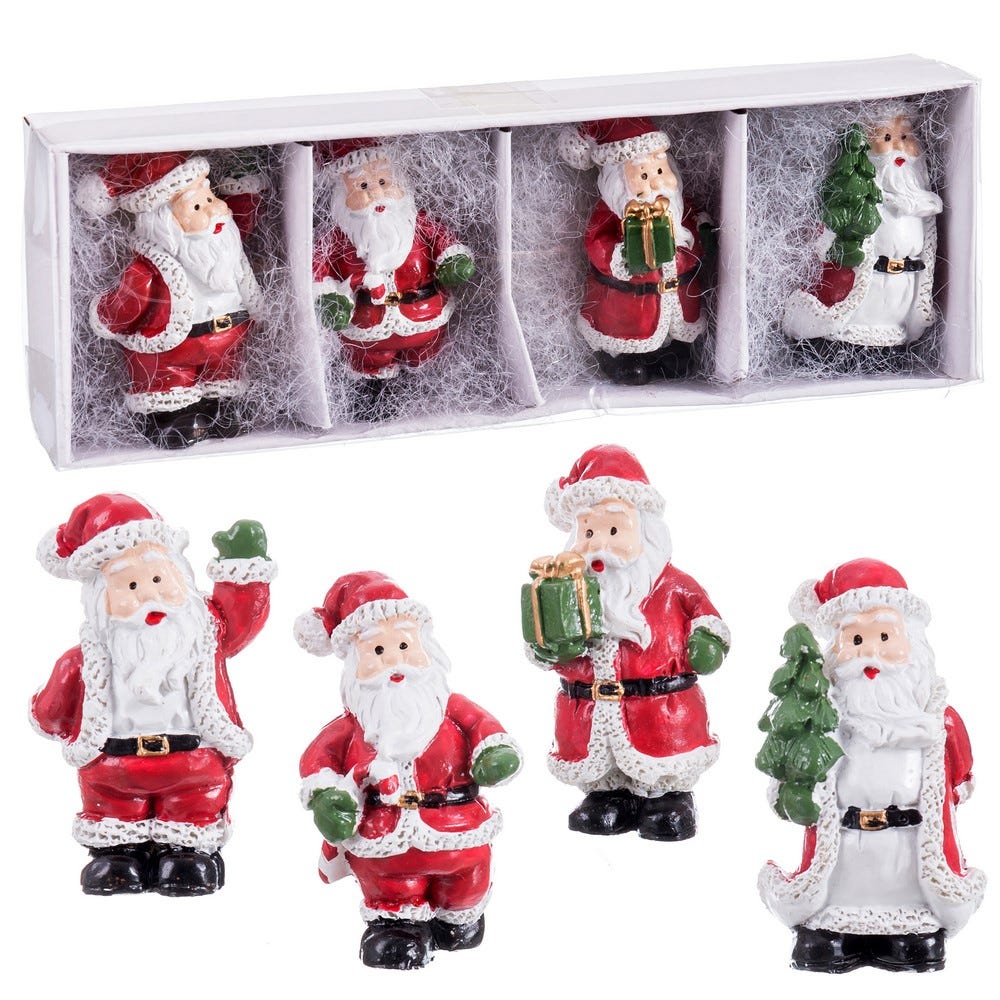 S/4 PAPA NOEL RESINA 4/M 2,50 X 2,80 X 4,90 CM