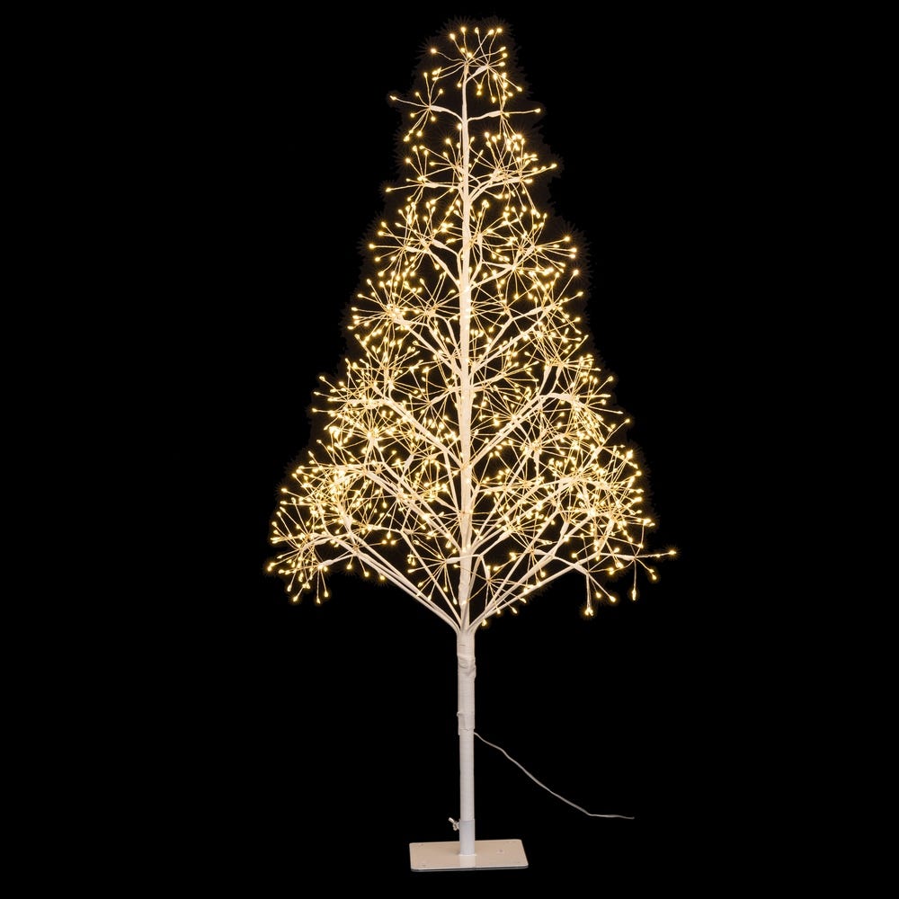 ÁRBOL 1000 MICROLED PLÁSTICO CÁLIDO 120 CM