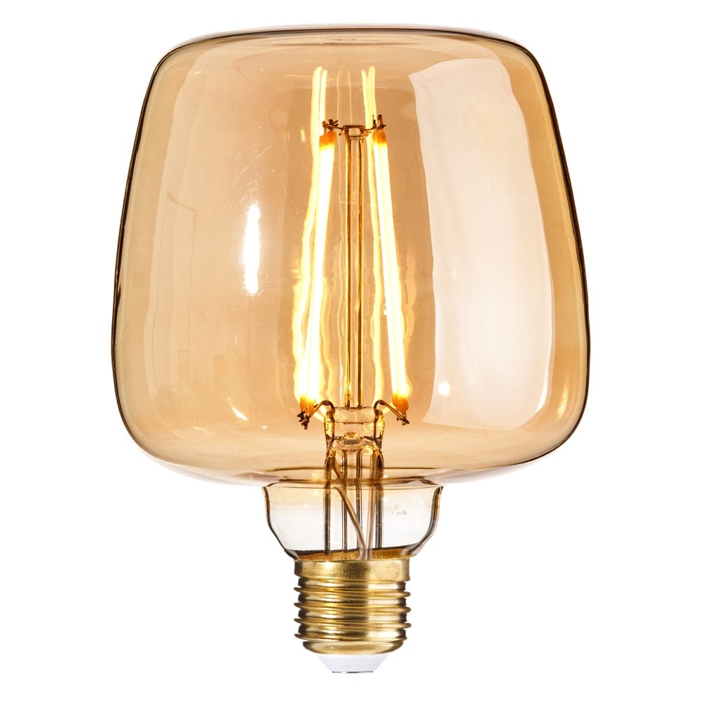 BOMBILLA LED ORO CRISTAL 11 X 11 X 15 CM