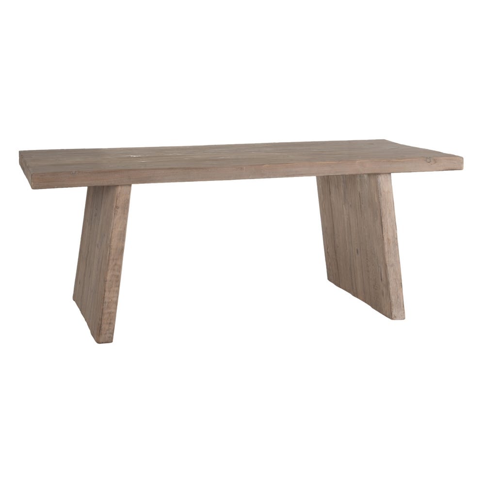 MESA COMEDOR NATURAL MADERA DE PINO 200 X 100 X 77 CM