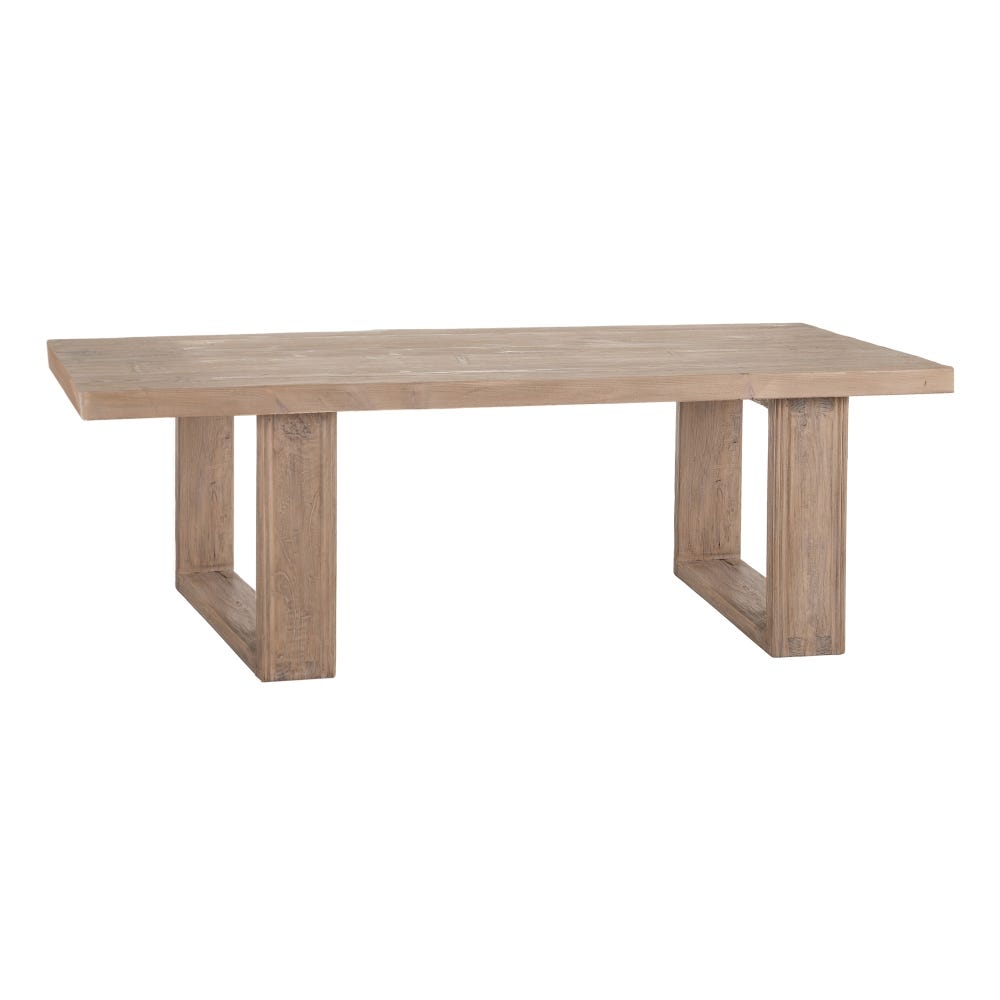 MESA COMEDOR NATURAL MADERA DE PINO 200 X 100 X 76 CM