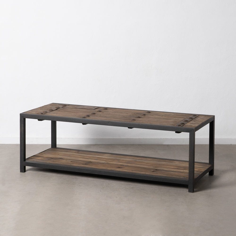 MESA CENTRO NATURAL-NEGRO 165 X 64 X 55 CM