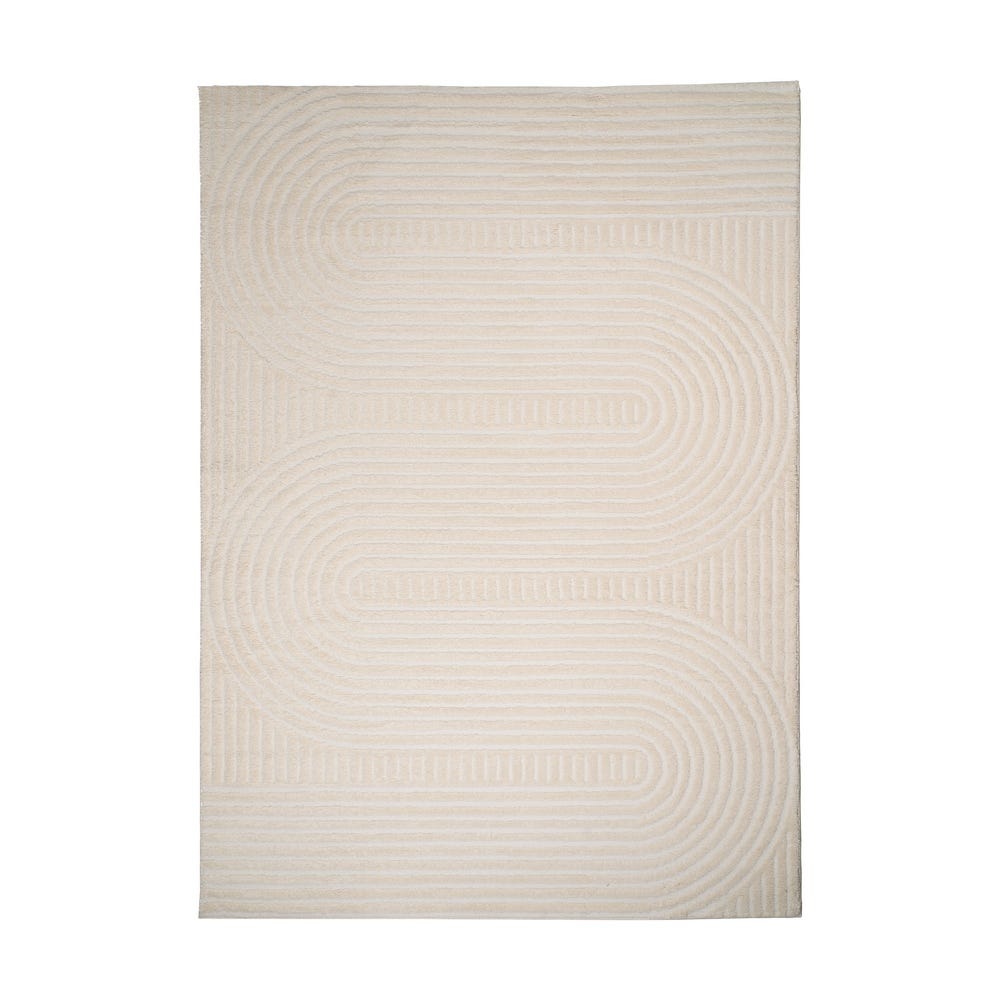 ALFOMBRA BEIGE 50%POLIÉSTER-50%JUTE 240 X 330 CM