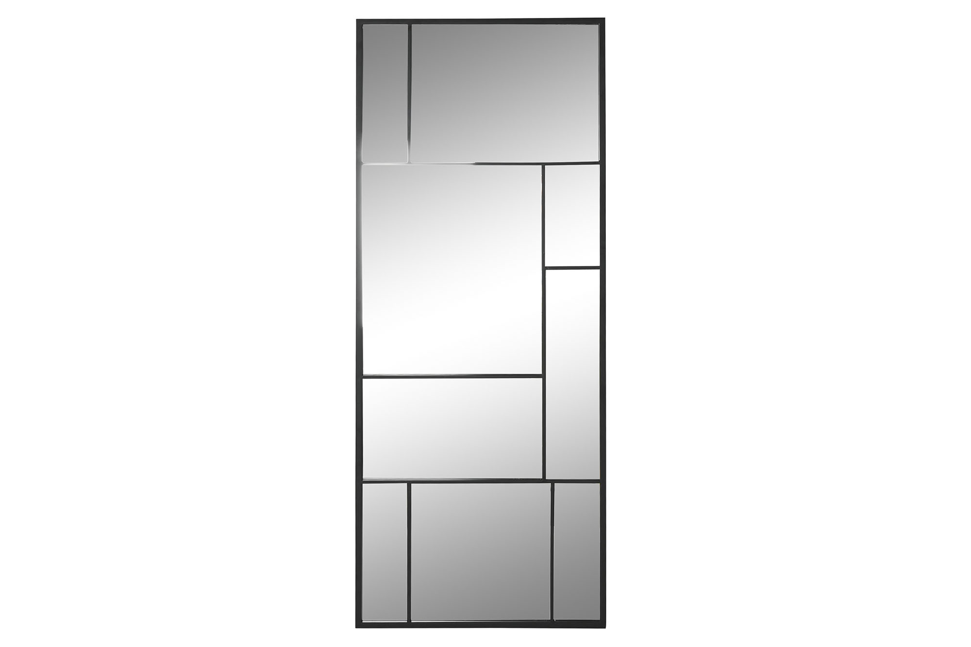 ESPEJO HIERRO CRISTAL 60X2X150 NEGRO