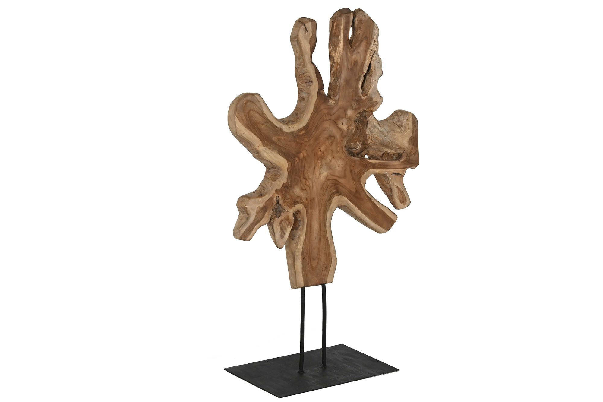 FIGURA TECA HIERRO 62X22X76,5 PIEZA UNICA