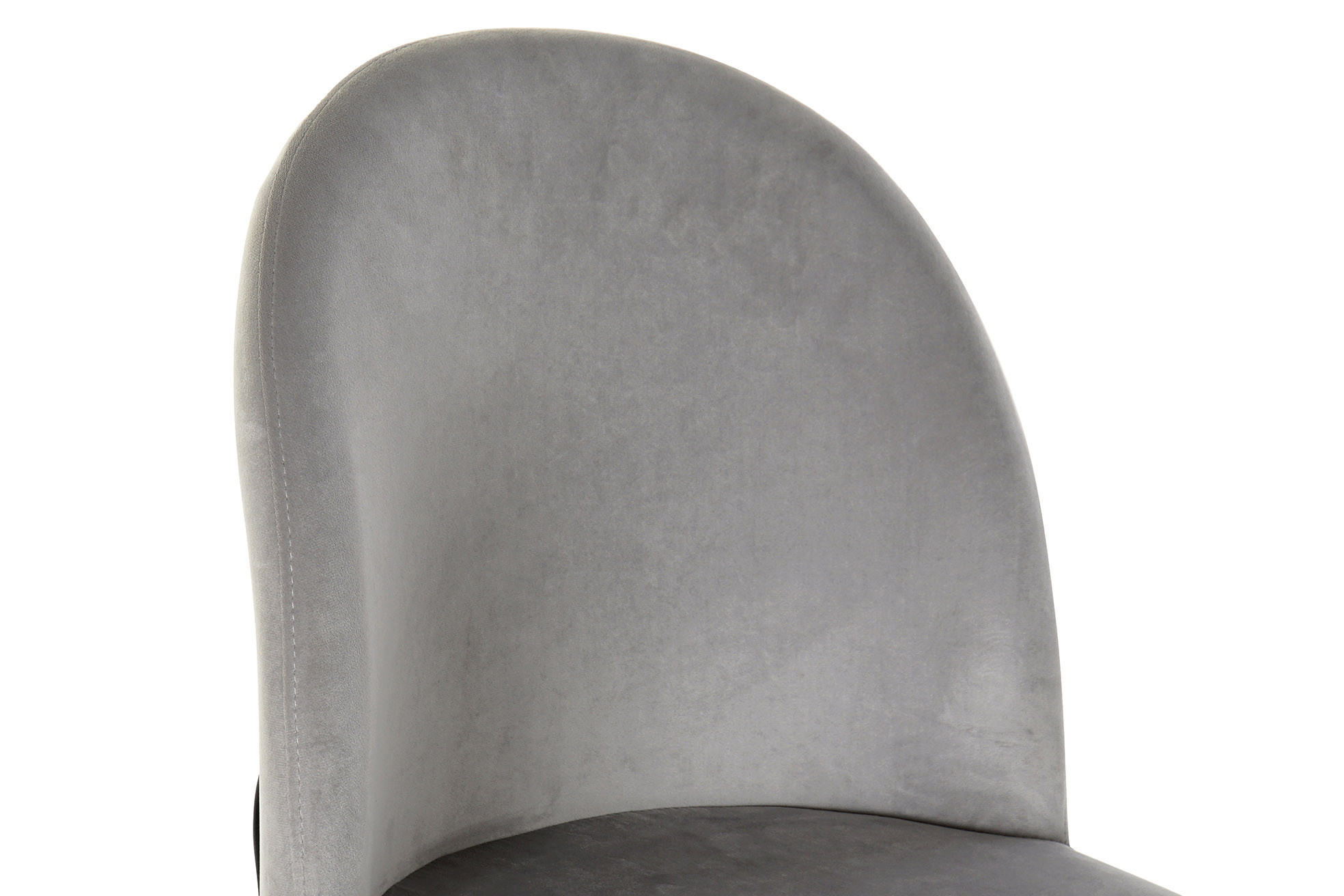 SILLA VELVET METAL 44X53X82 TERCIOPELO GRIS CLARO