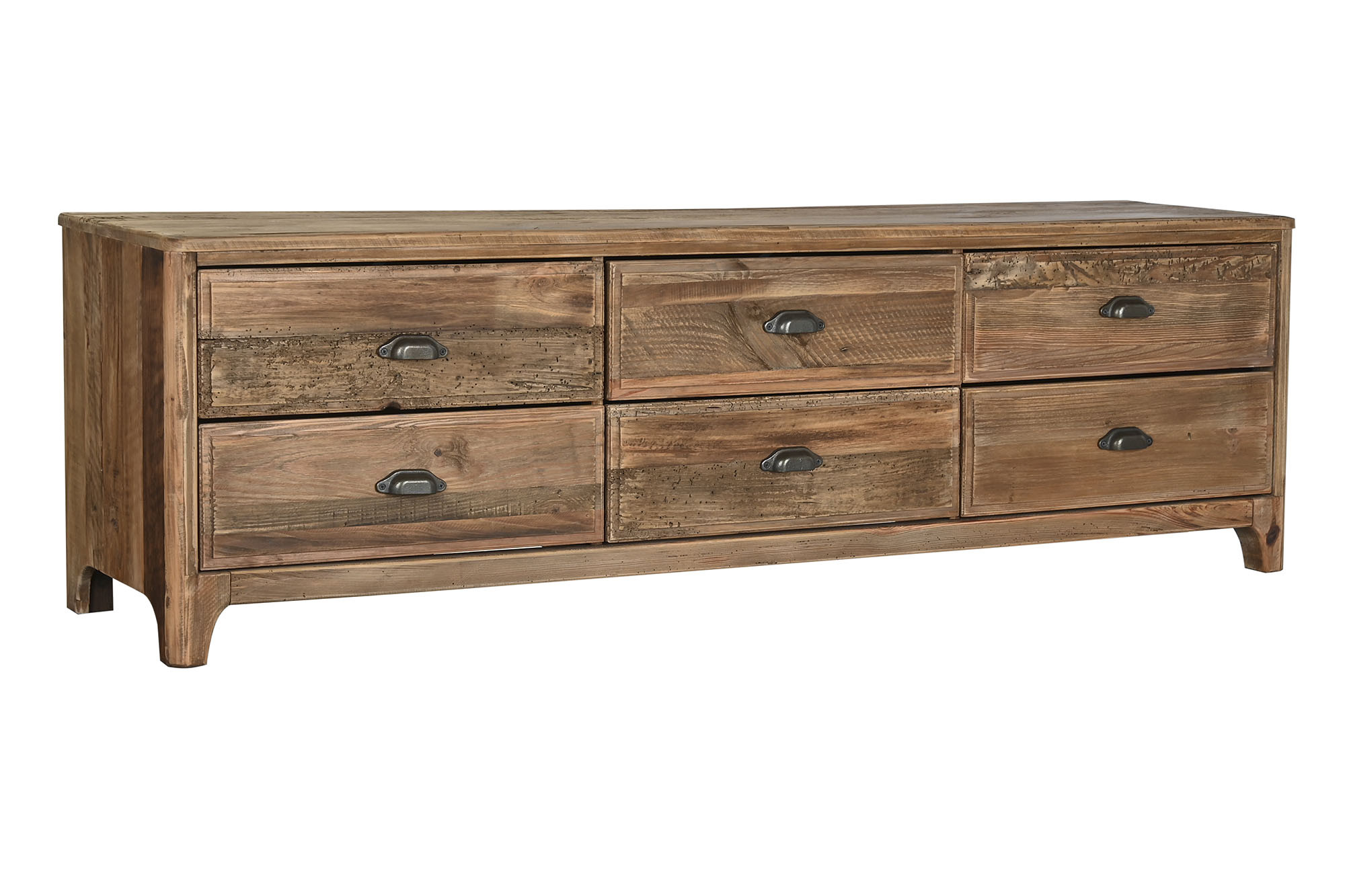 MUEBLE TV MADERA RECICLADA 180X45X55 NATURAL