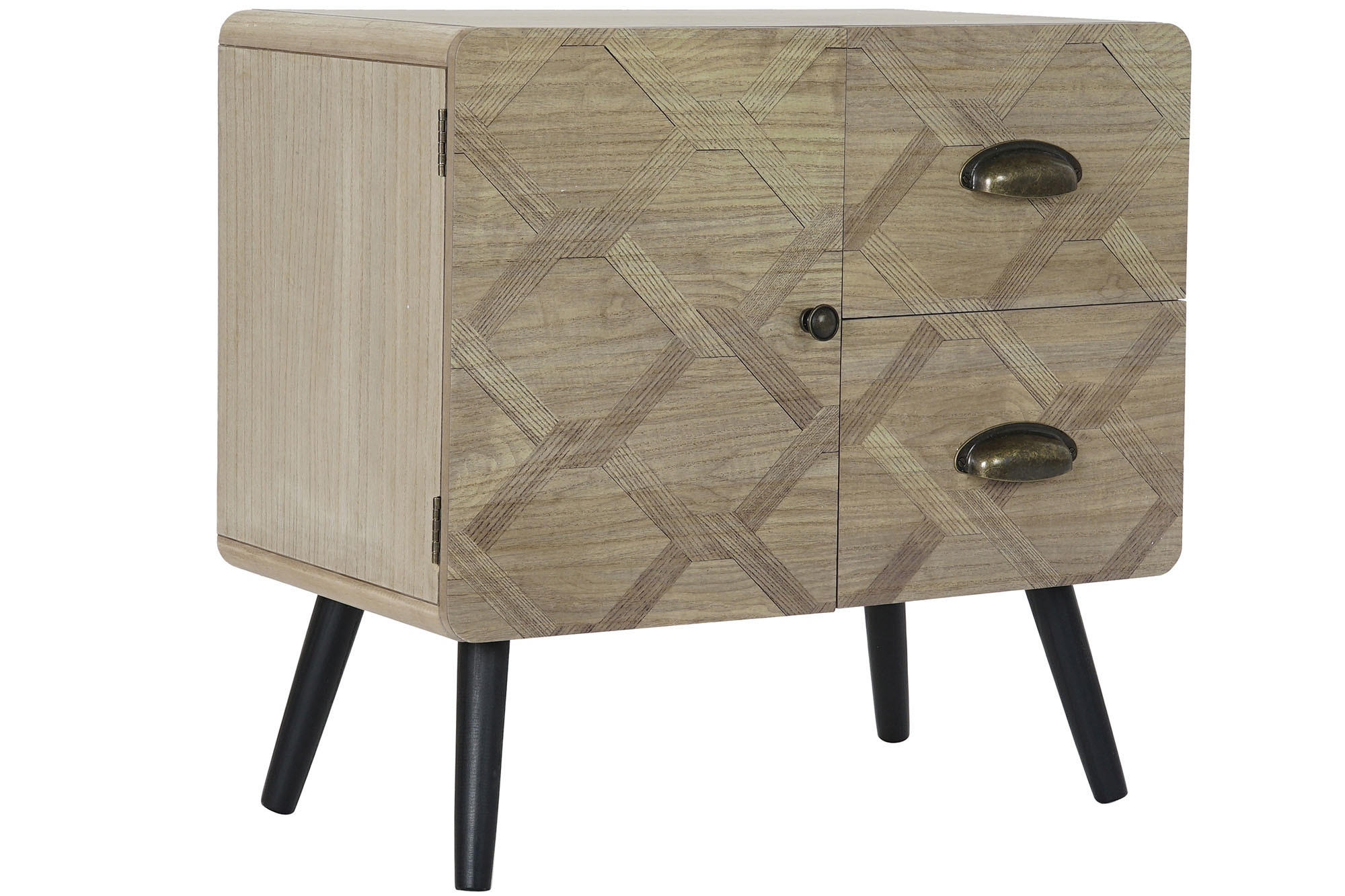 CAJONERA MDF 60X31X56 2 CAJONES NATURAL