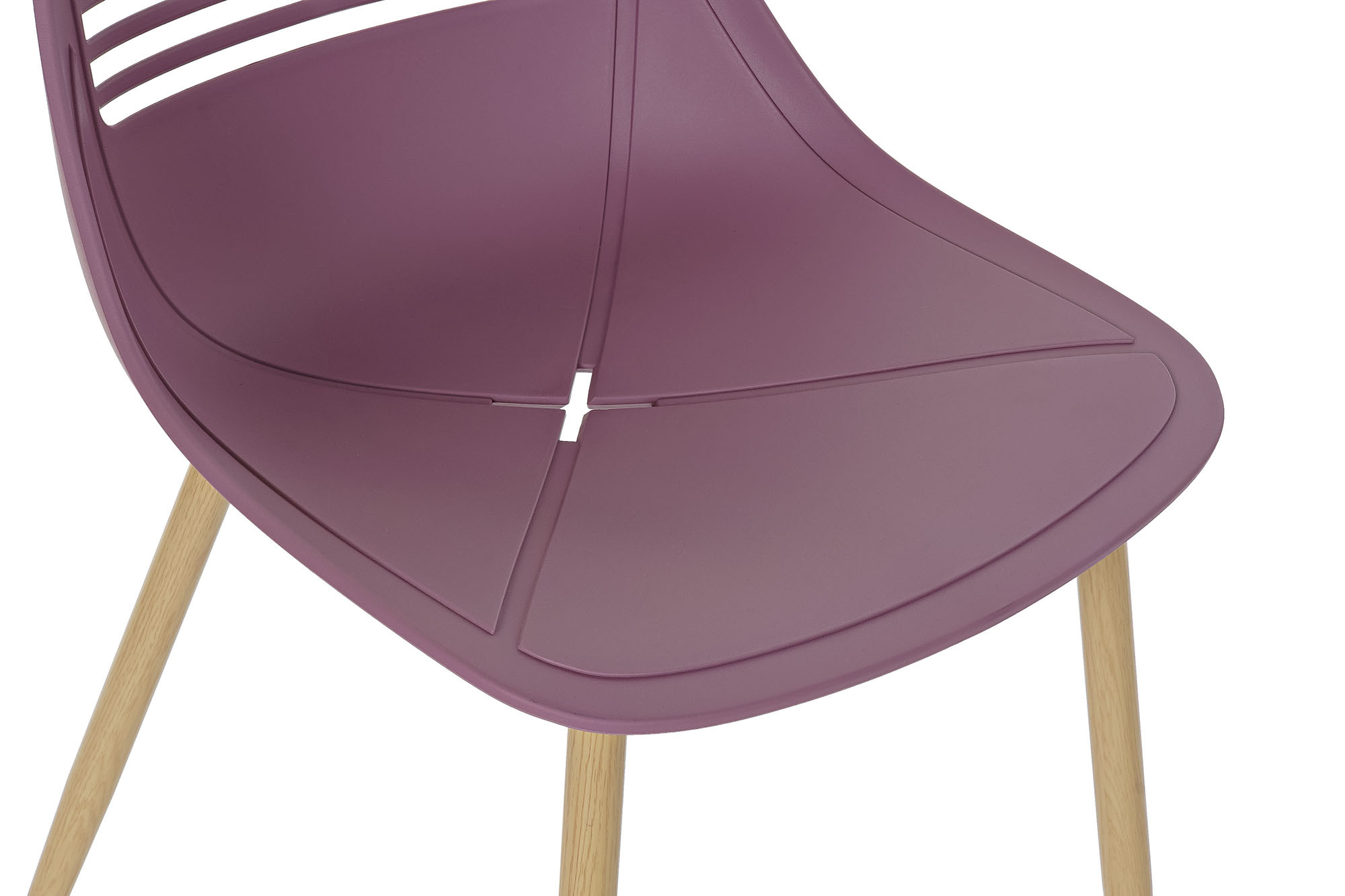 SILLA PP METAL 445X55X84 MATE MAGENTA