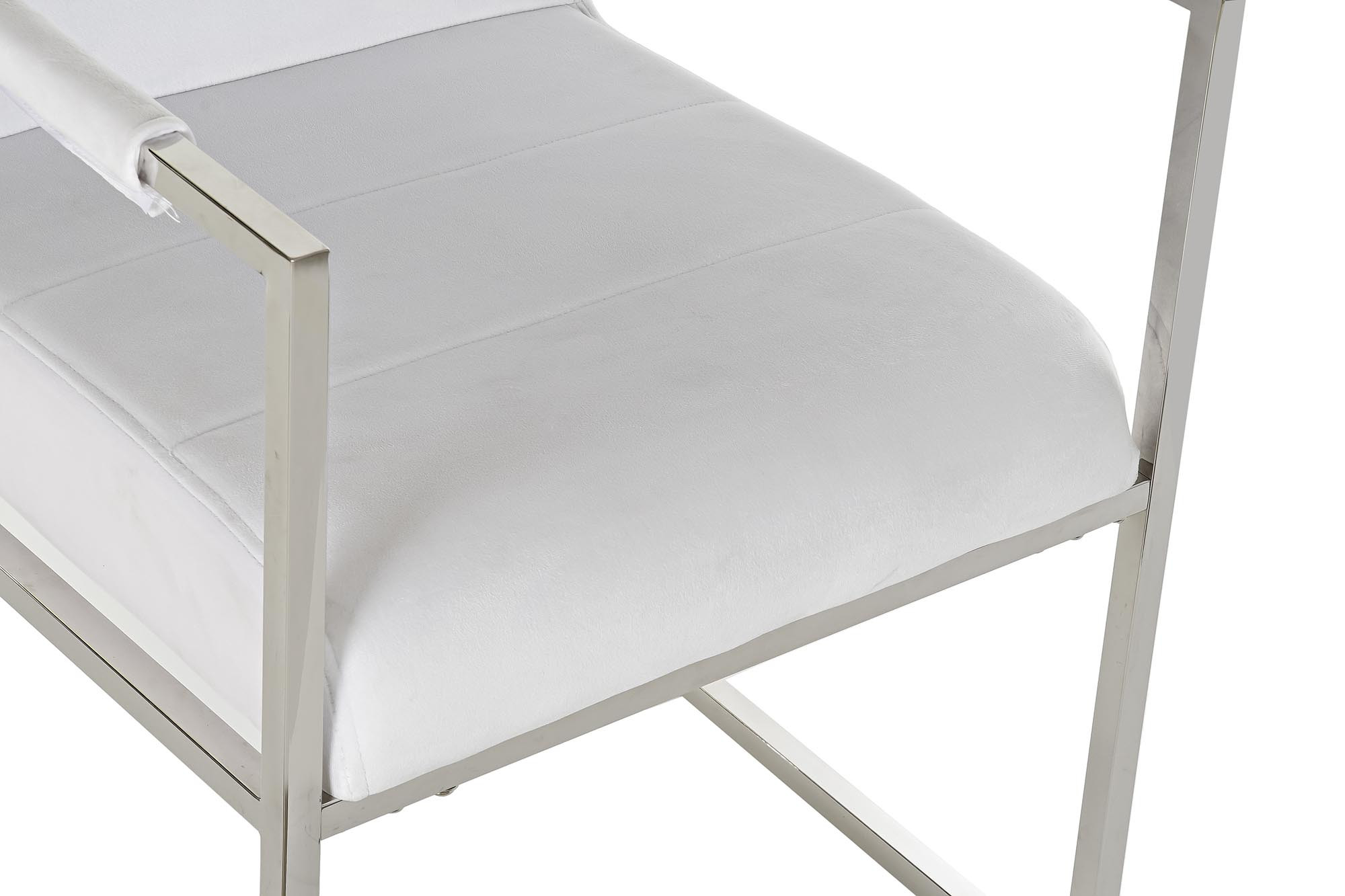 BUTACA ACERO POLIESTER 56X68X92 BLANCO