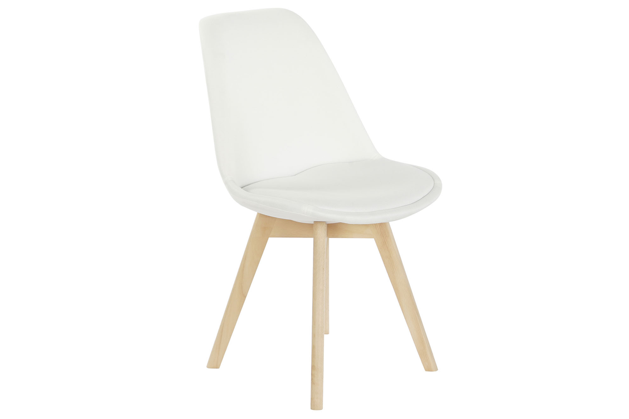 SILLA POLIESTER HAYA 48X56X83 ACOLCHADO BLANCO