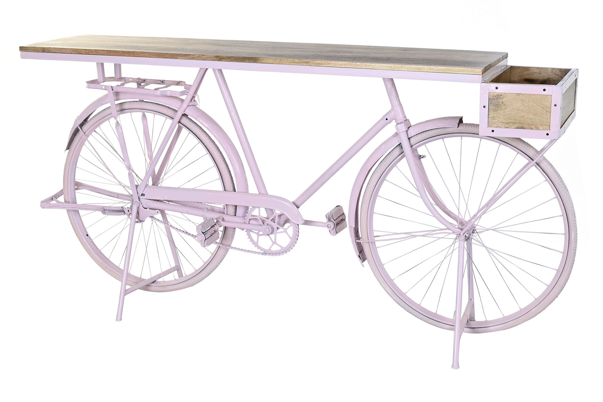 CONSOLA HIERRO MANGO 180X41X94 34,20 BICICLETA