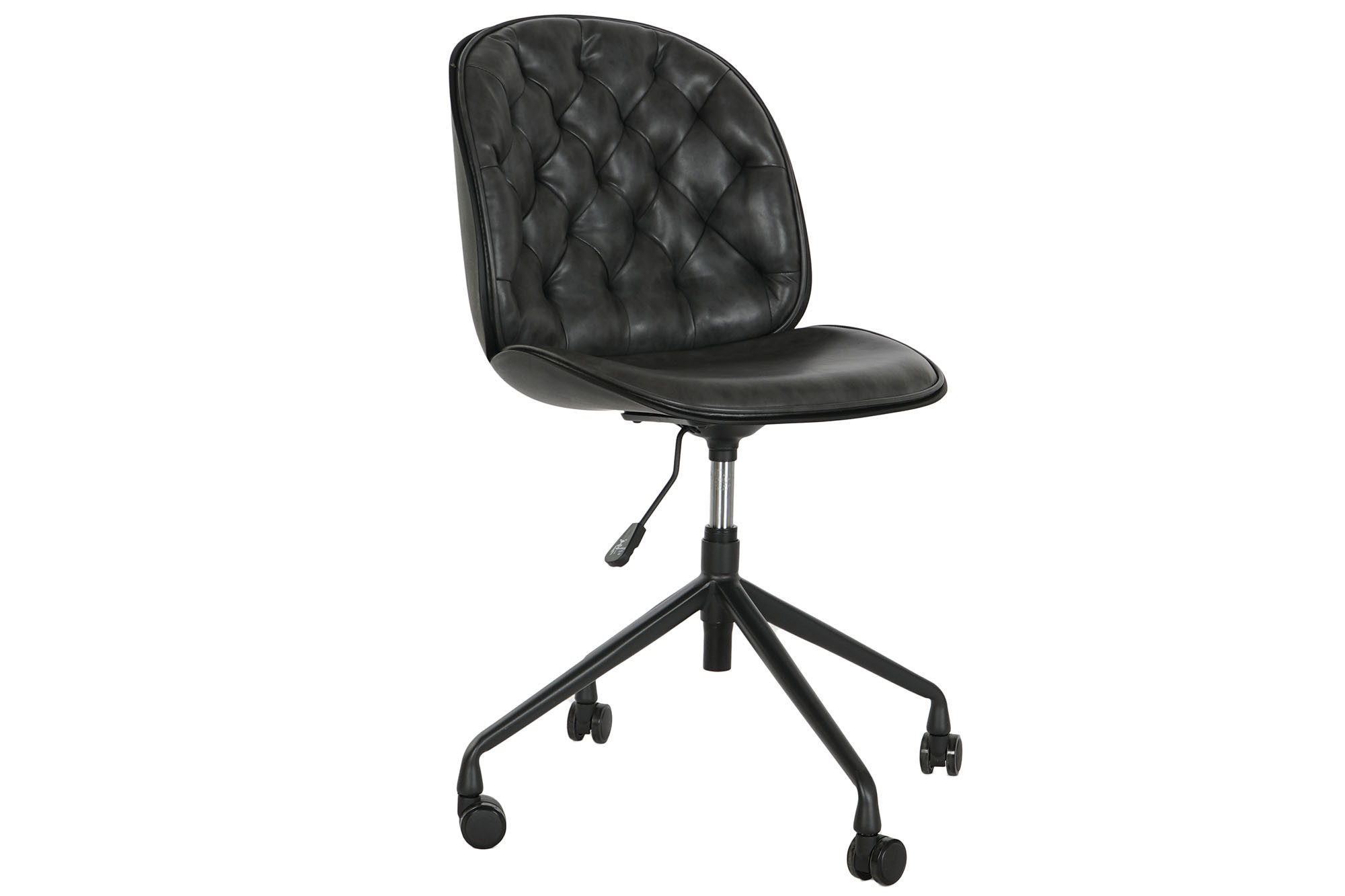 SILLA PP METAL 47,5X57,5X83 89 RUEDAS NEGRO