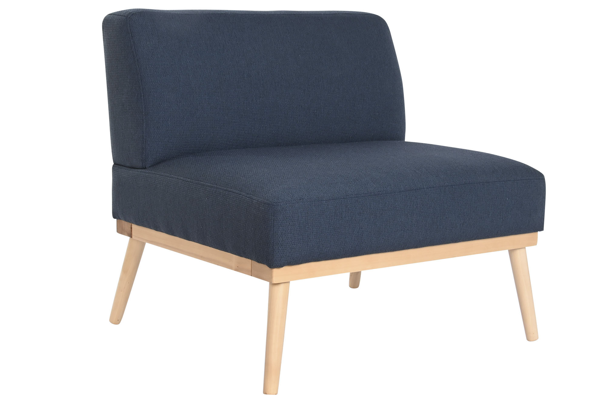 SILLON POLIESTER PINO 80X66X72 AZUL MARINO